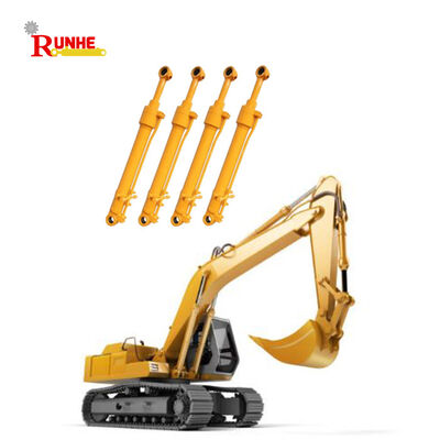 Quality  Single And Double Acting Telescopic Hydraulic Cylinders For Tracked Tractors factory