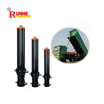 Quality  Piston-type Earring Dump Truck Hydraulic Cylinder Single Acting For Dump Semi-trailer factory