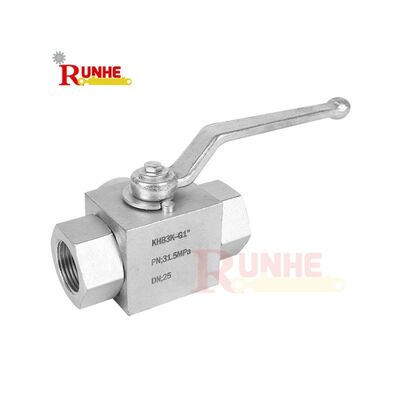 Hydraulic 3-Way High-pressure Ball Valve KHB3K-G1 For Marine Hydraulic System