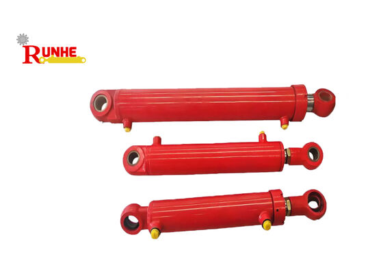 Welded Agricultural Hydraulic Cylinders Hard Chrome Plating For John Deer EXcavator