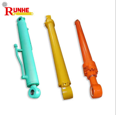 Double Acting Telescopic Hydraulic Cylinder Piston Customized For Excavator