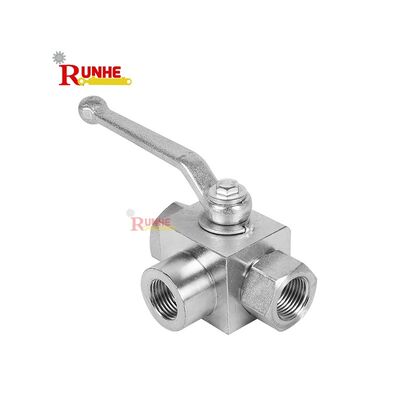 KHB3K-G1/2 Hydraulic Control Valve 315bar Hydraulic 3 Way Ball Valve G1/2