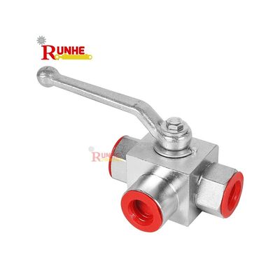 KHB3K-G1/2 Hydraulic Control Valve 315bar Hydraulic 3 Way Ball Valve G1/2