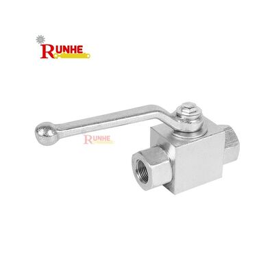 YJZQ－G3/8 Two-position Two-way Hydraulic Ball Valve Shut-off Compact Structure