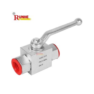 YJZQ-G1/2 High Pressure Ball Valve 31.5MPA For Hydraulic Control