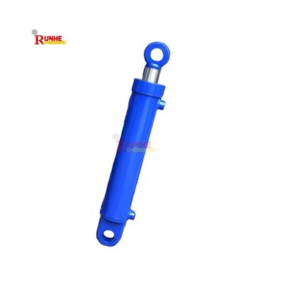 Installation Short Dump Truck Hydraulic Cylinders Single Acting Long Life