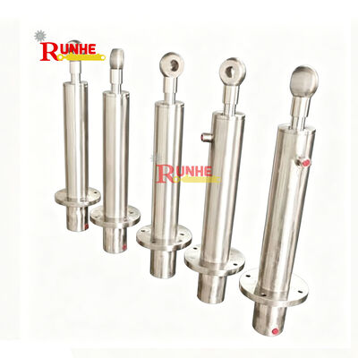 Single Acting Dump Truck Hydraulic Cylinders Multi Stage Telescopic with Enhanced Durability and Corrosion Resistance