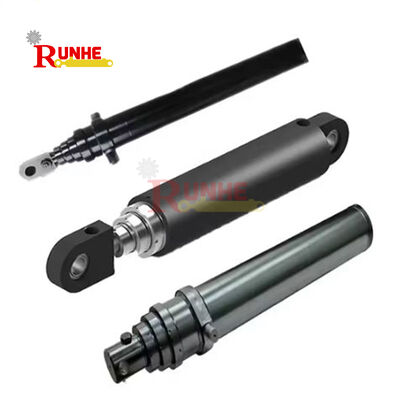Long Stroke Compact Multi Stage Hydraulic Cylinder High Pressure for Construction Machinery