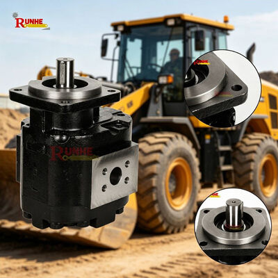 Cast Iron Hydraulic Gear Motor PGM 75 Series Bulldozer Part