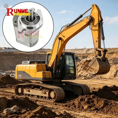 Impact Resistance Hydraulic Gear Motor For Concrete Mixer Truck Hydraulic System