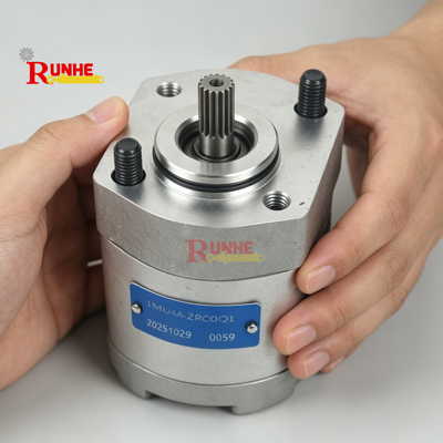 MUA4.2RG0Q1 Hydraulic Gear Motor with Cast Iron Housing for Low Speed High Torque and Multiple Displacement Options