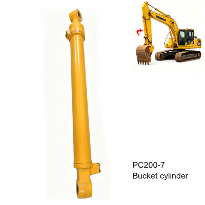 PC210-8 Bucket Hydraulic Cylinder Excavator Bucket Cylinder Replacement Spare Parts