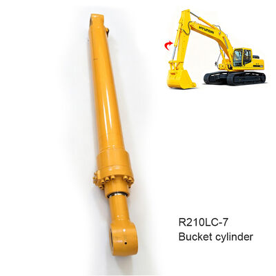 Hydraulic Bucket Cylinder for R210LC-7 Excavator – Heavy Duty Double Acting Cylinder