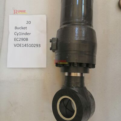 Precision Machined Bucket Hydraulic Cylinder Assembly For EC290B  Double Acting Simple Maintenance