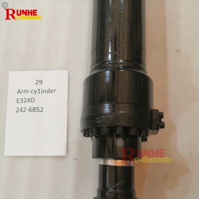 Chrome Plated Rod 324D Excavator Arm Cylinder Replacement Cylinder